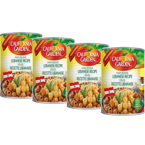 California Garden Fava Beans Lebanese Recipe 450g (4 cans)