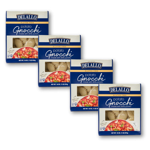 DeLallo Gluten Free Gnocchi Pasta, 16 Ounce Box, Non-GMO, Made with Potato