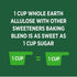 Whole Earth Sweetener Co. Allulose Baking Blend, Granulated Plant-Based Sugar Alternative, 12 Ounces, 0.75 Pound