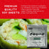 20 (3.52 Oz) Shirakiku Green Sushi Soy Wrapper- Authentic Japanese Gluten-Free Wraps for Tofu, sushi | Soy Proteins