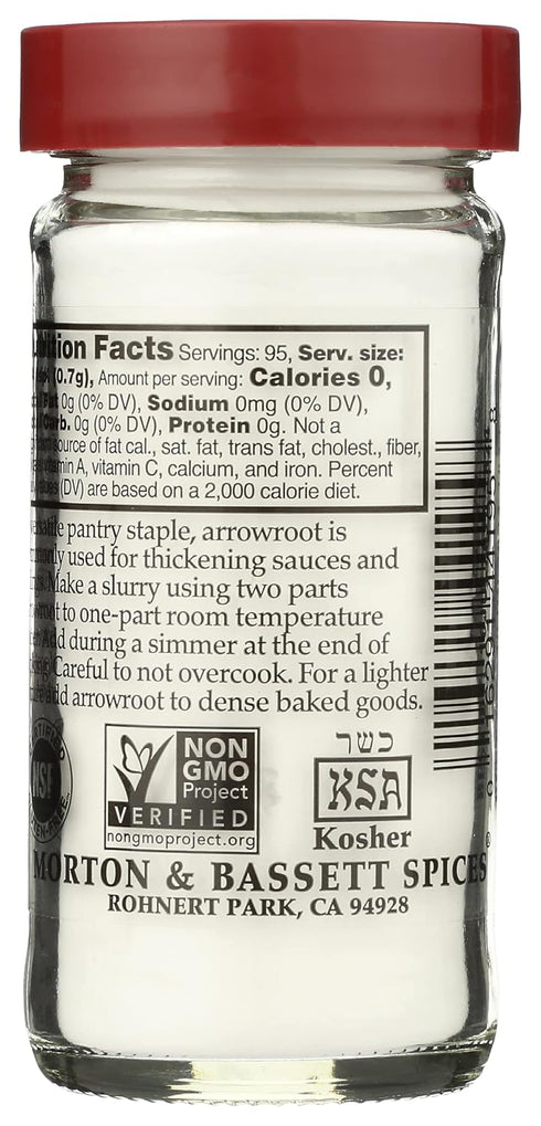 Bassett 2.4 (Pack 3) Morton & Arrowroot Spice, Salt Free, Non GMO, Ounces