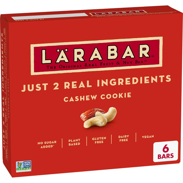 Larabar Cashew Cookie, Fruit and Nut Bars, Gluten Free and Vegan, 10.2