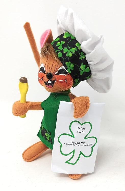 Generic 6 150712 Annalee - in Irish Soda Bread Chef Girl Mouse, A Special St Patrick's Day Bread