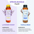 13.5 oz (2 Pack) Spring Syrup Bundle - Lavender Simple Syrup and Vanilla Simple Syrup for Coffee, Cocktails, Matcha