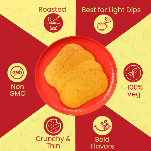 (96 (6 Packs) Crunchy Snack Bundle Disc-O Thins Cheese Pizza Wheat Crackers Pcs) + Maniarr's Sea Salt Roasted Chickpeas