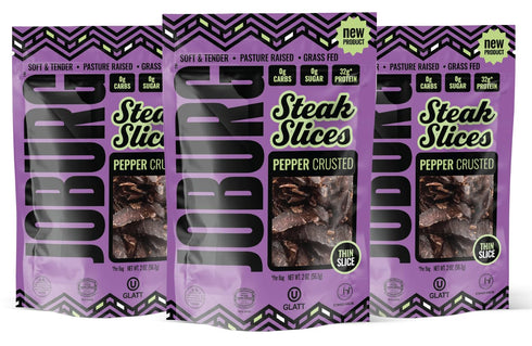 JOBURG VARIETY FLAVORS Steak Slices Biltong Meat Snack Kosher Multi pack/3 (6