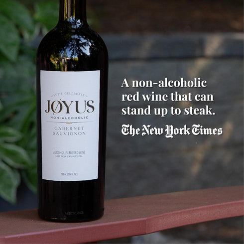 750 ml (1 Joyus Non-Alcoholic Red Wine, Cabernet Sauvignon, Award Winning Best In Class Dealcoholized Wine, Complex