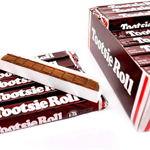 2.25 (Pack 36) Tootsie Roll Bars, Original Classic Size, Peanut Free, Gluten Free - Ounce Rolls