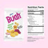 7 Oz (Pack 6 Jans Buah Mixed Fruit Chips, of ) Tropical Mix of Red Dragonfruit, Pineapple, Banana, Jackfruit, Taro