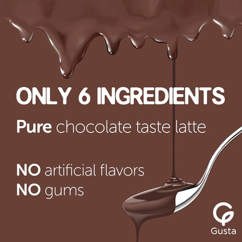 10 Packets Italian Hot Chocolate Latte Smooth & Creamy Cocoa Drink Mix with Milk Authentic Made in Italy Comforting