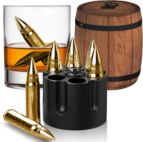 Gifts for Men Him Dad Fathers Day, Whiskey Stone Gifts for Husband