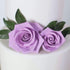 14-Piece Set (5 9 Global Sugar Art Wedding Cake Decorations Premium, Realistic Lavender Sugar Flower Cake Topper Roses