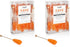 Candy Envy - Orange Caf Sugar Sticks Mini Rock Candy - 18