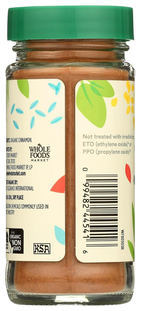 365 1.9 by Whole Foods Market, Organic Ground Cinnamon, Ounce