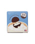COCOA BOMBS U.S. MADE 1 PACK COOKIES AND CREAM HOT COCOA BALL W/MINI WHITE