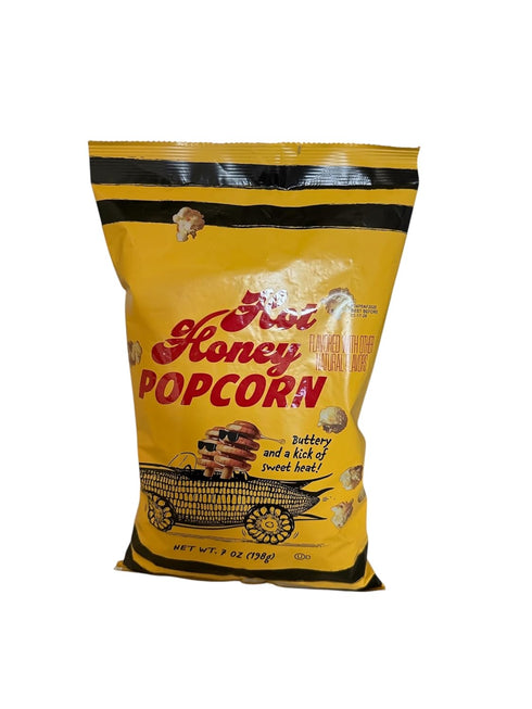 Generic Hot Honey Popcorn Buttery, Crunchy & Sweet Snack Treat, 7oz (198g) Bag