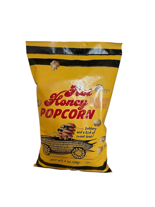 Generic Hot Honey Popcorn Buttery, Crunchy & Sweet Snack Treat, 7oz (198g) Bag