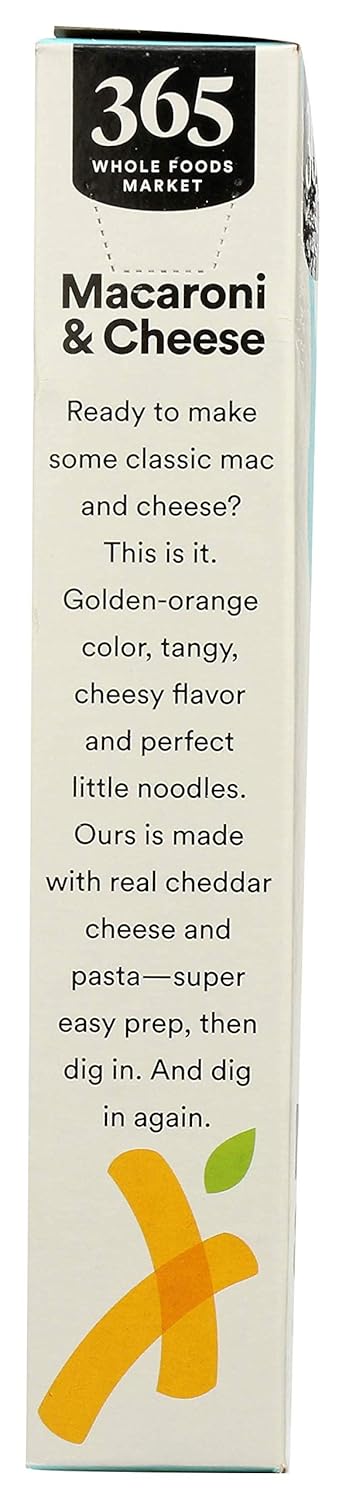 365 7.25 (Pack 4) by Whole Foods Market, Macaroni And Cheese, Ounce