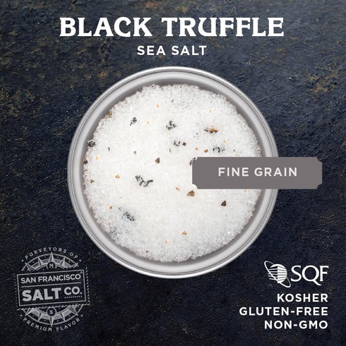 1lb. Italian Black Truffle Salt Bulk Bag by San Francisco Salt Company