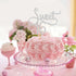 Silver Glitter Sweet 16 Cake Topper - Happy 16th Birthday, 16th Anniversary Party Decoration Supplies