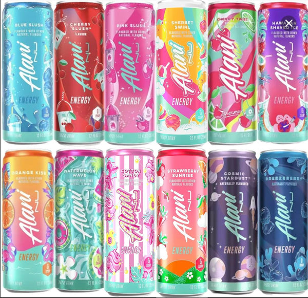 Get It Boxed Alani Energy Drink Variety Pack - 12 Flavors - 12 Cans