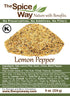 The Spice Way Lemon Pepper, 8 oz, No Citric Acid or Preservatives, Seasoning Blend for Cooking Marinated Chicken