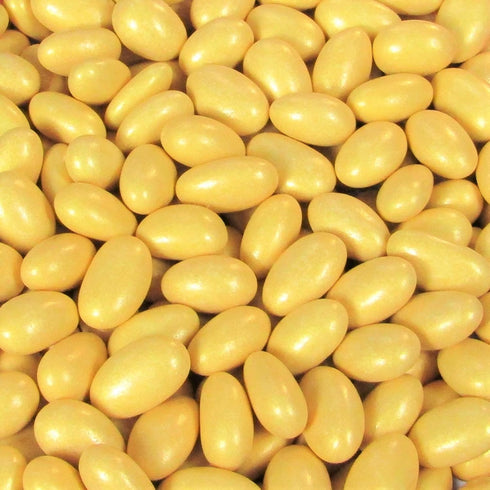 Gold Jordan Almonds by Its Delish, 1 lb (16 Oz Bag) |