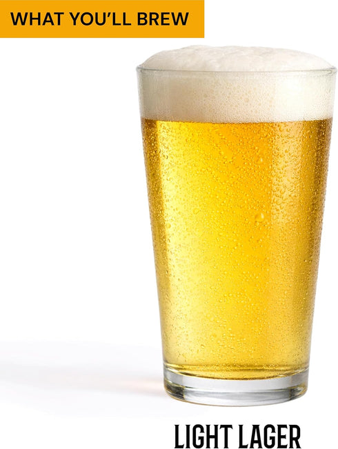 1 Craft A Brew Recipe Kit - Light Lager Refill - Gallon - Ingredients for Home Brewing Beer