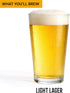 1 Craft A Brew Recipe Kit - Light Lager Refill - Gallon - Ingredients for Home Brewing Beer