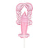 Sparko Sweets Strawberry Lemonade Lobster Lollipops, 3.5 inches tall Large Candy, Pink,
