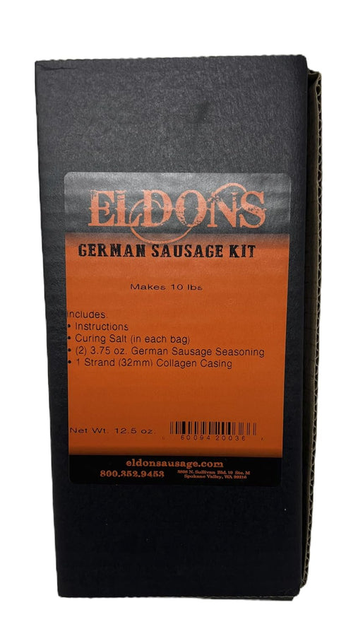 Eldons Sausage and Jerky Supply 10 lbs Eldon's German Sausage Kit - Authentic Flavor in Every Bite - Makes
