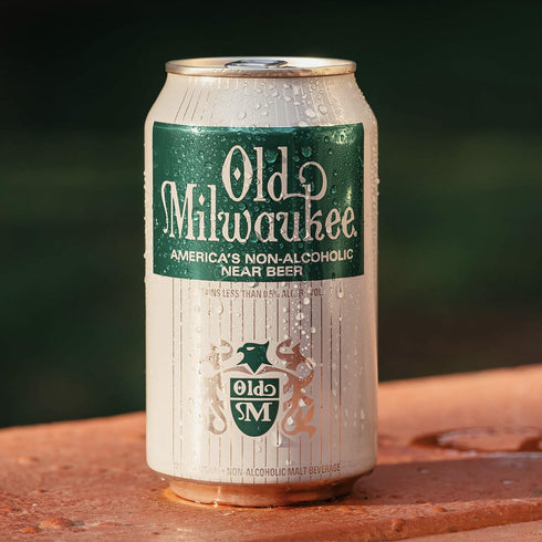 12 oz Old Milwaukee Non-Alcoholic Beer | Domestic Non-Alcoholic Malt Beverage | fl Cans
