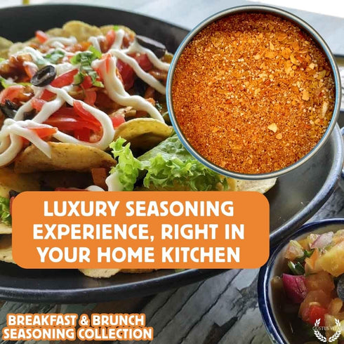 Set Pack 6 Packed, GLP-1 Breakfast & Brunch Seasoning - Artisanal Spice Blends Six | Authentic Small Batch Seasonings |
