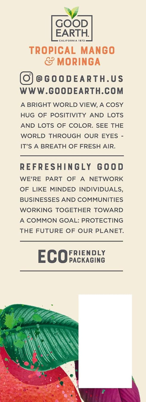 15Count Good Earth Sensorial Blends Tropical Moringa & Mango Herbal Tea