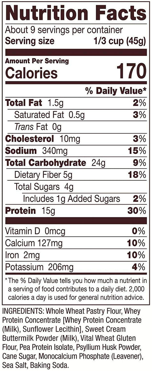 14-ounce (Pack 1) Bob's Red Mill Mill Protein Pancake and Waffle Mix