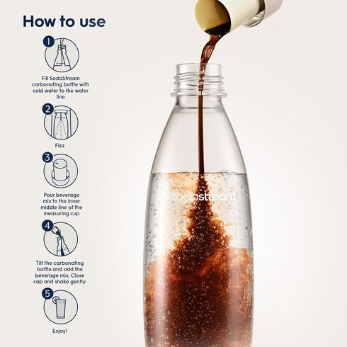 (440ml, Pack 4) SodaStream Mug Root Beer Zero Sugar Drink Mix