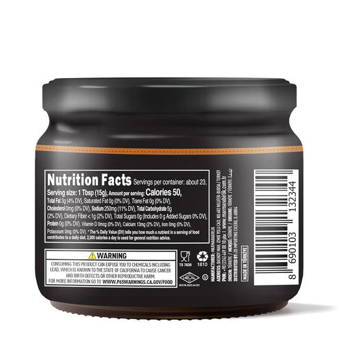 12 Oz (340g) Marmarabirlik, Black Olives Spread Spicy, Turkish Olive Paste & Tapenade, Gourmet Mediterranean Flavor