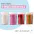 4 Pack 4.52 Sweets Indeed Valentines Day Sanding Sugar | Pink Red White & Gold Decorative Sugar Crystals for Baking