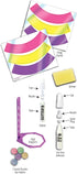 Set Vibrant Easter Egg Glitter Decorating