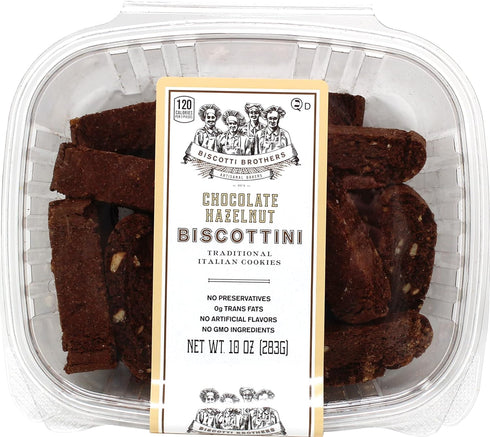 Biscotti Brothers Bakery Chocolate Hazelnut Biscottini, 10 Ounce
