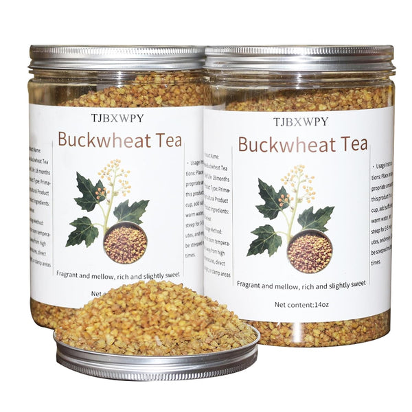 Roasted Buckwheat Groats - Toasted Hulled Buckwheat, 2 Jars (14oz Each, 28oz