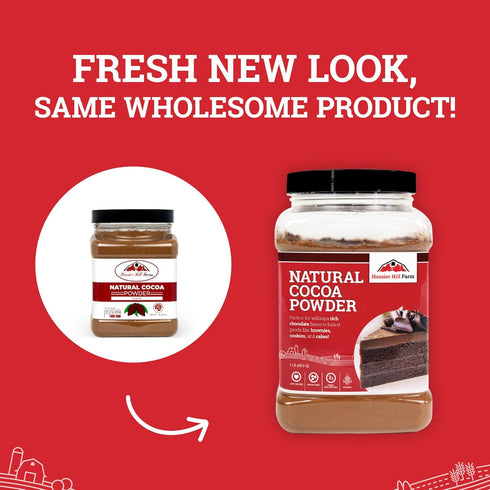 1LB (Pack 1) Hoosier Hill Farm Natural Cocoa Powder