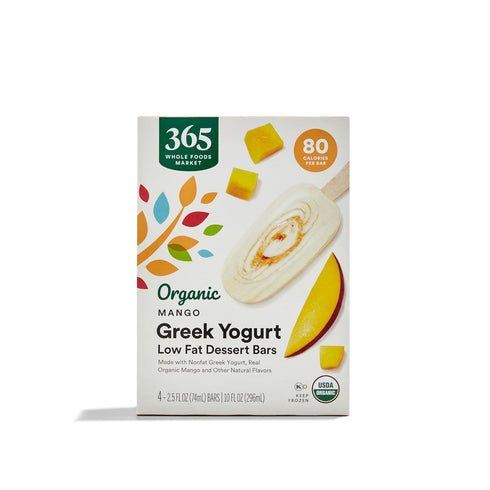 365 by Whole Foods Market , Greek Yogurt Bar, Mango, Organic, 10 Ounce
