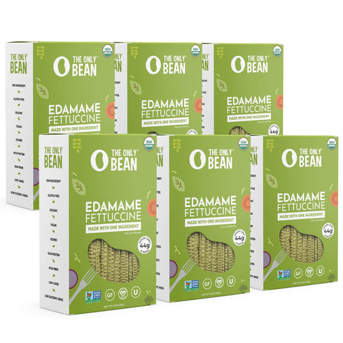 The Only Bean - Organic Edamame Fettuccine Pasta - High Protein, Keto