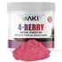 AKI 4-Berry Blend Superfood, Blueberry, Raspberry, Strawberry & Blackberry, 5.29oz/150g, Sugar-Free for Smoothies