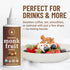 100% 8 oz Organic Monk Fruit Liquid Sweetener Drops, Pure Extract, Zero Sugar & No Erythritol, Original Flavor Liquid