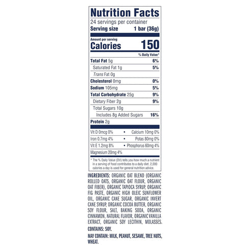 12g (24 Pack) Zbar - Iced Oatmeal Cookie - Soft-Baked Energy Snack Bars - Non-GMO - Whole Grains - USDA Organic Granola