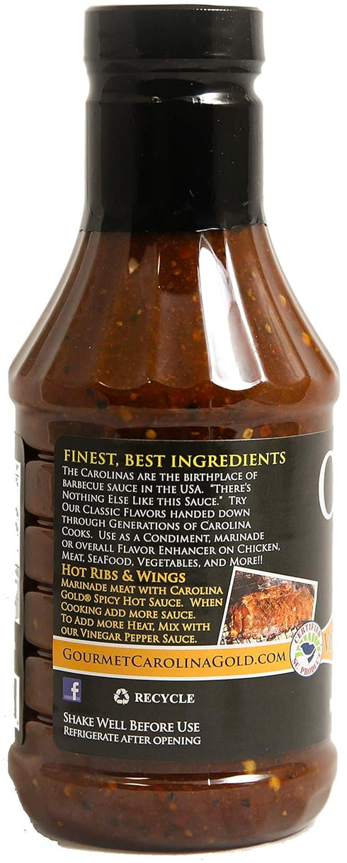 18 oz Gourmet Carolina Gold Vinegar Pepper Sauce