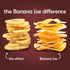 100% 6 Packs Banana Chips - Dried Bananas Gluten Free Chips (Hickory BBQ) Dehydrated Fruits Healthy Chip Snacks