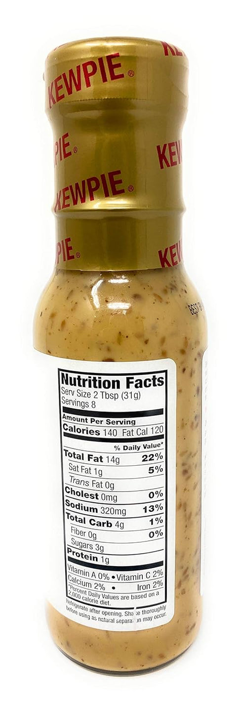 8oz (236mL), 1 Pack Kewpie Japanese Salad Dressings (Deep-Roasted Sesame)